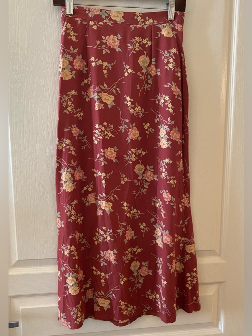 STYLE UK Brand Floral 100% Viscose Midi Skirt - EU 38